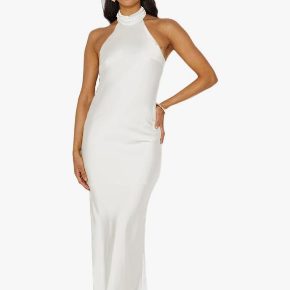 Elegant White Evening Gown